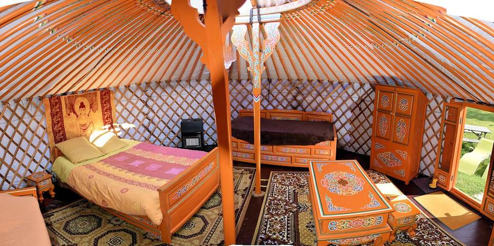 Yourte pour 4 personnes, avec jardin en Bretagne - 3