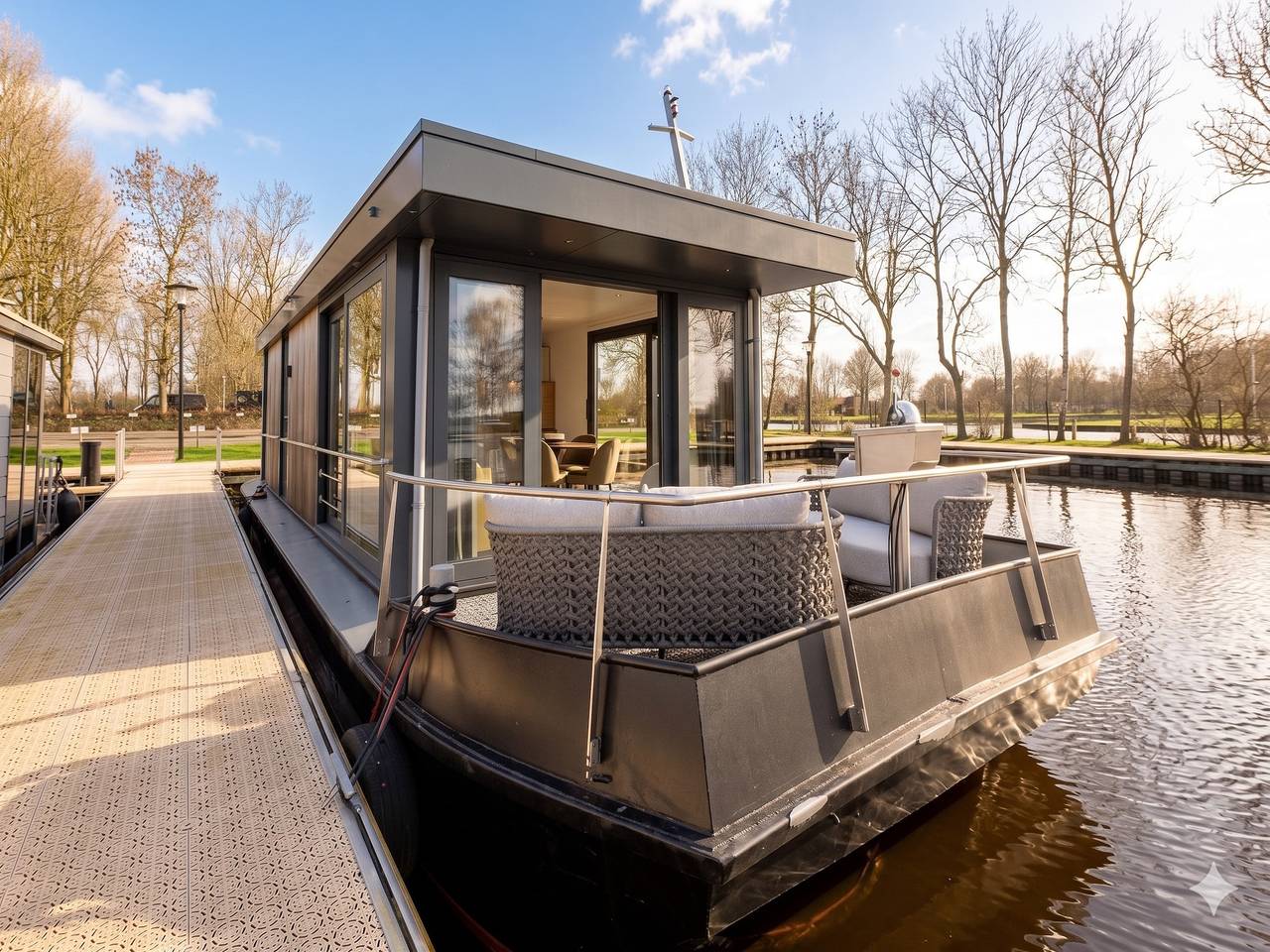 Woonboot voor 4 Personen in Friesland