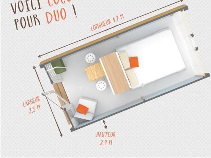 Camping für 2 Personen, mit Kinderpool und Pool sowie Sauna in Finistère - 4