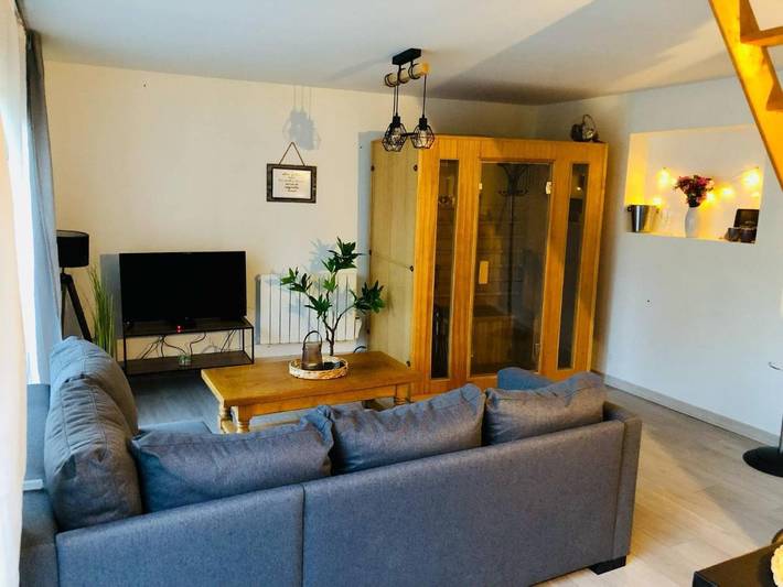 Location de vacances pour 4 personnes, avec vue ainsi que sauna et terrasse à Saint-Riquier