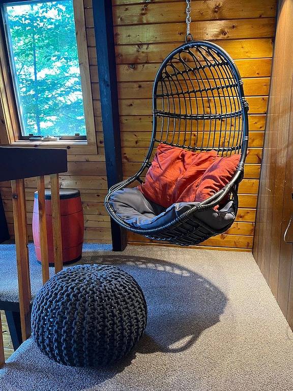 Secluded lakefront cottage with private beach Lakes Region, Denmark Maine in Oxford County