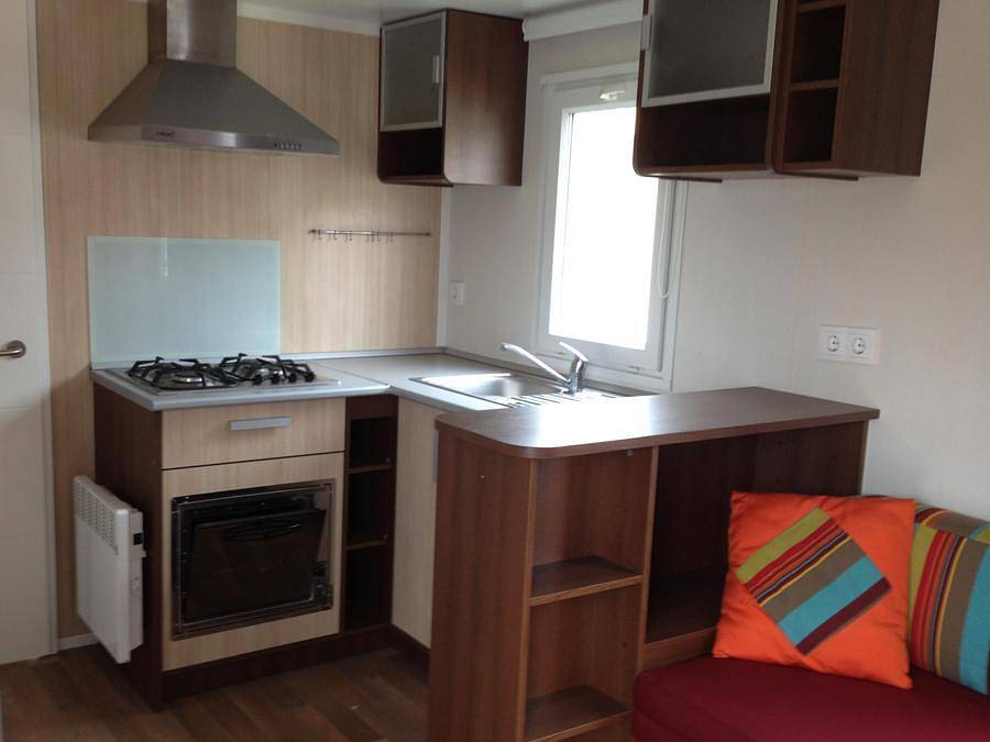 Camping Des Randonneurs - Mobilheim 6 personen - 28 m² in Fenouillet, Regionaler Naturpark Corbières-Fenouillèdes