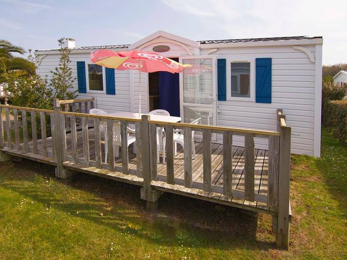 Mobil home pour 4 personnes, avec bassin pour enfant dans Plage de Trestel - 2