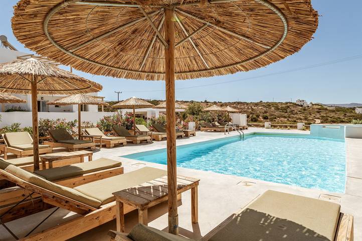 Ferienhaus für 6 Personen, mit Balkon und Garten sowie Kinderpool auf Naxos