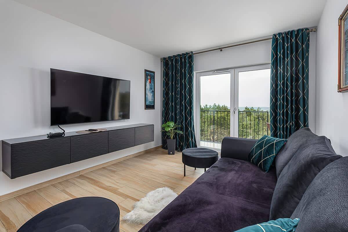 Ganze Wohnung, Spacious Apartment | Close to the Beach, Parking, Sea View in Międzywodzie, Baltic Sea Pomerania