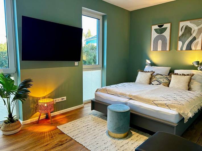 Ferienwohnung für 4 Personen, mit Ausblick und Sauna sowie Balkon - 1