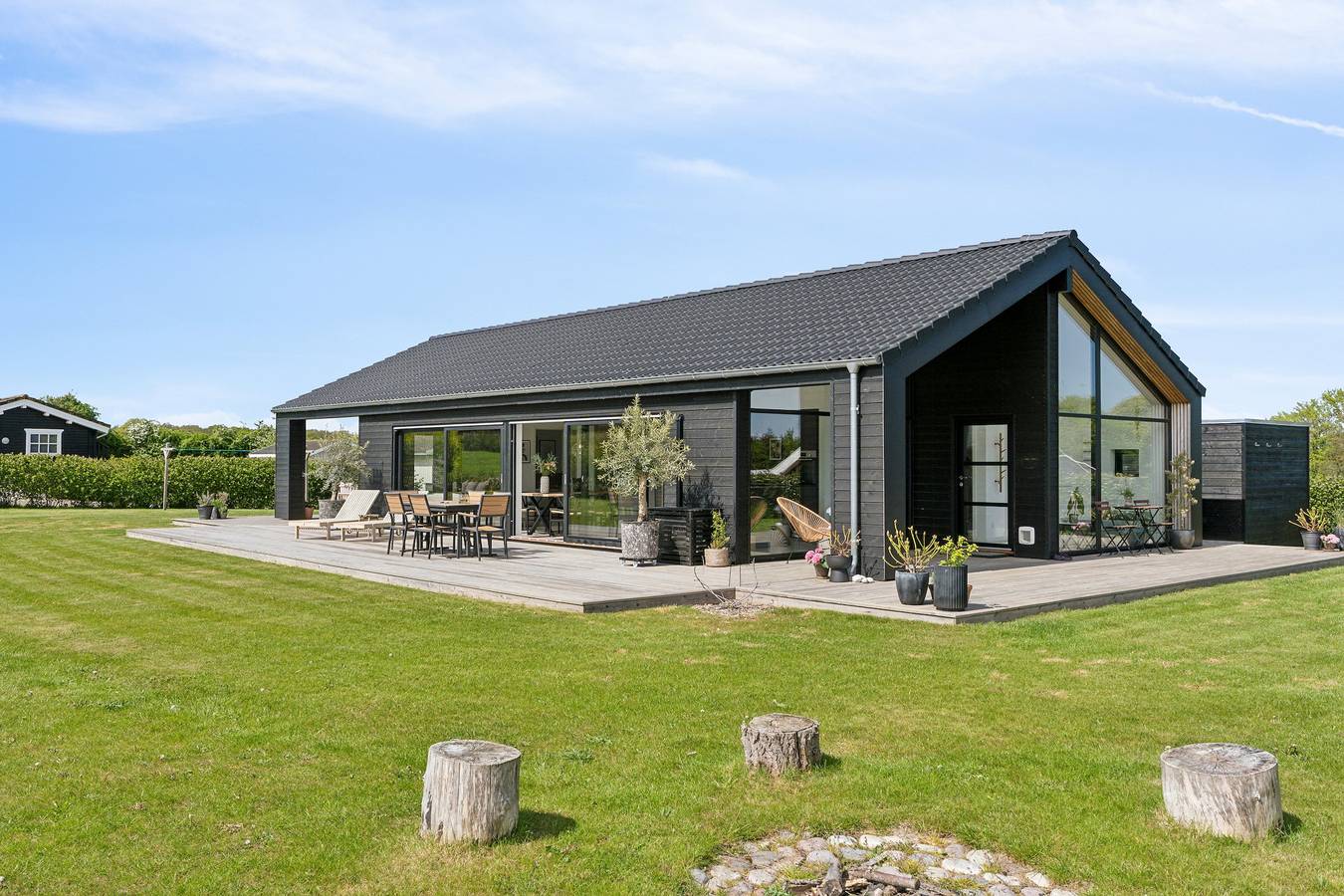 Modernes Ferienhaus auf dem schönen Langeland in Bukkemose, Humble