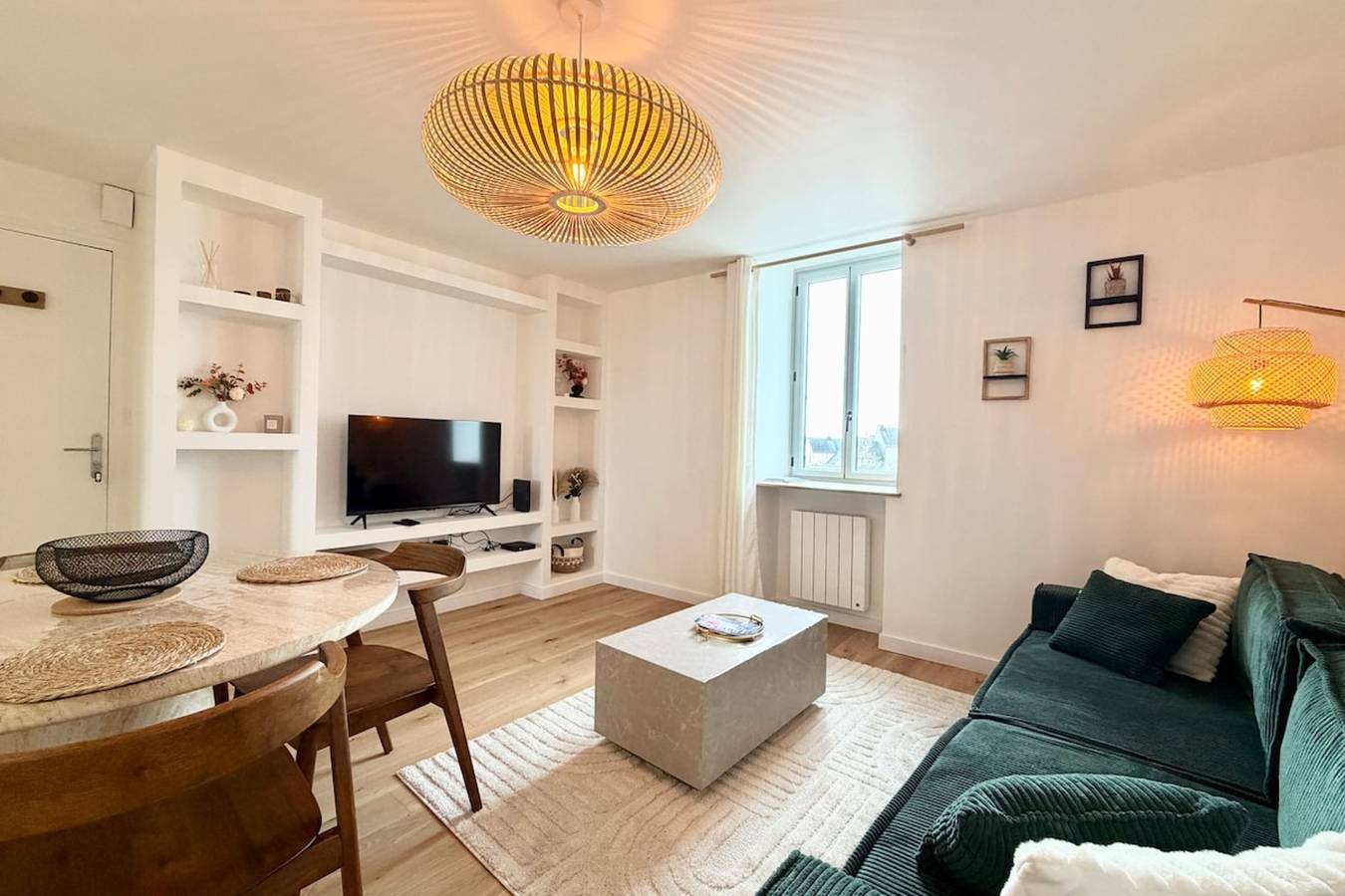 Appartement entier, Évasion cosy à Auray – T2 design proche gare in Auray, Côte des Mégalithes