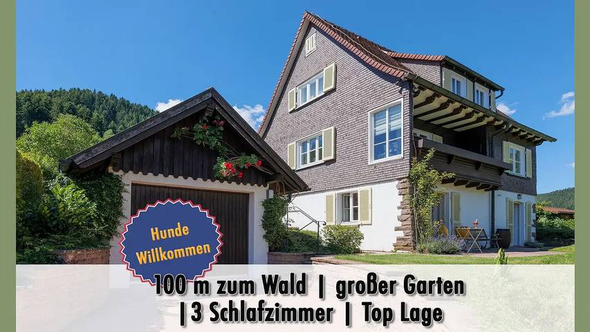 Ferienhaus für 7 Personen, mit Garten, mit Haustier