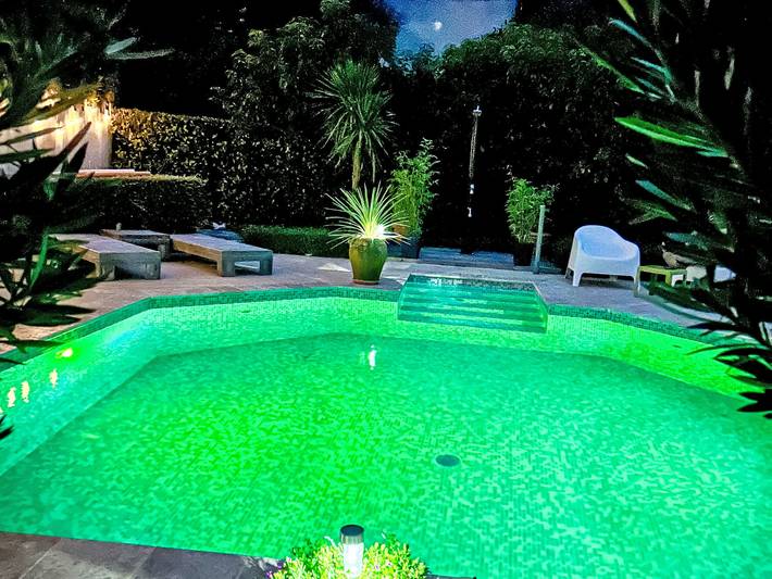 Appartement de vacances pour 2 personnes, avec Terrasse ainsi que Jardin et Piscine
