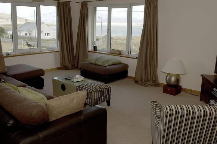Herrliche Aussicht von unserem 2 Schlafzimmer gut ausgestattete, komfortable Einfamilienhaus in Lewis and Harris, Äußere Hebriden