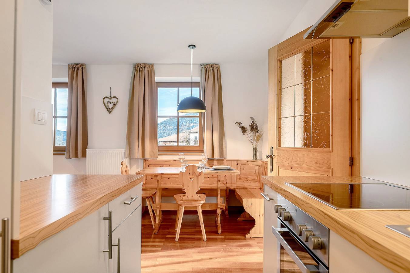 Ganze Wohnung, Apartment 'Panorama Val Di Non' mit Bergblick, Wlan und Klimaanlage in St. Felix, Unsere Liebe Frau im Walde-St. Felix