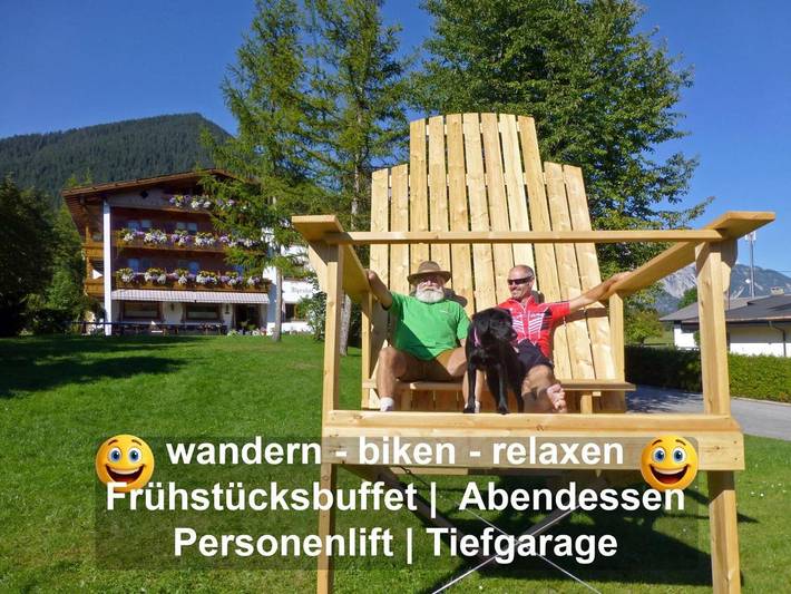 Ferienhaus für 3 Personen, mit Ausblick und Terrasse sowie Sauna in Obsteig