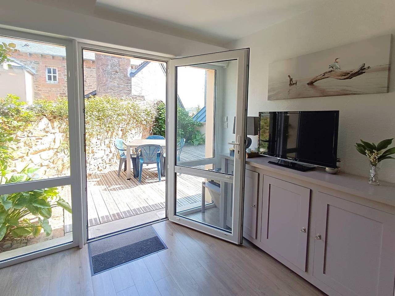 Haus für 5 Pers mit Terrasse u. Meerblick in Perros-Guirec in Perros-Guirec, Rosa Granitküste