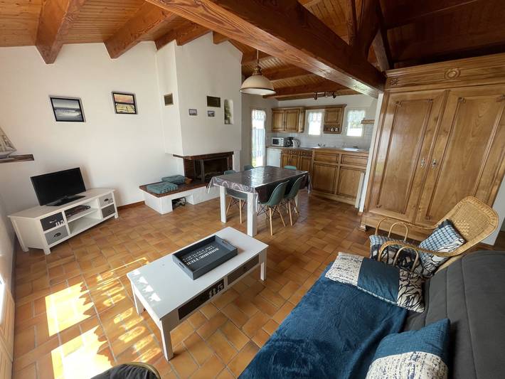 Location de vacances pour 4 personnes, avec jardin, animaux acceptés dans Plage des Sableaux - 4