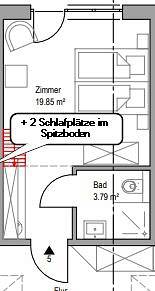 Ferienwohnung für 4 Personen, mit Terrasse und Whirlpool sowie Garten und Sauna in Esgrus