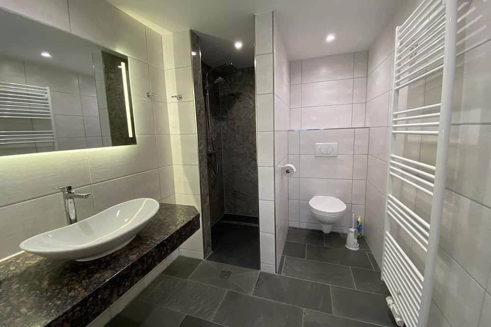 Ganze Wohnung, Ferienwohnung \"Flößersteig\", 2 Schlafräume - Ferienhaus Schrammsteinblick in Reinhardtsdorf-Schöna, Elbsandsteingebirge