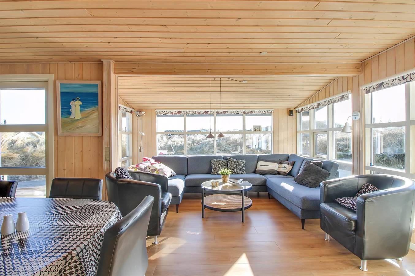 Stunning home in Vejers Strand w/ Sauna, 4 Bedrooms and Wifi in Vejers Strand, Varde Kommune