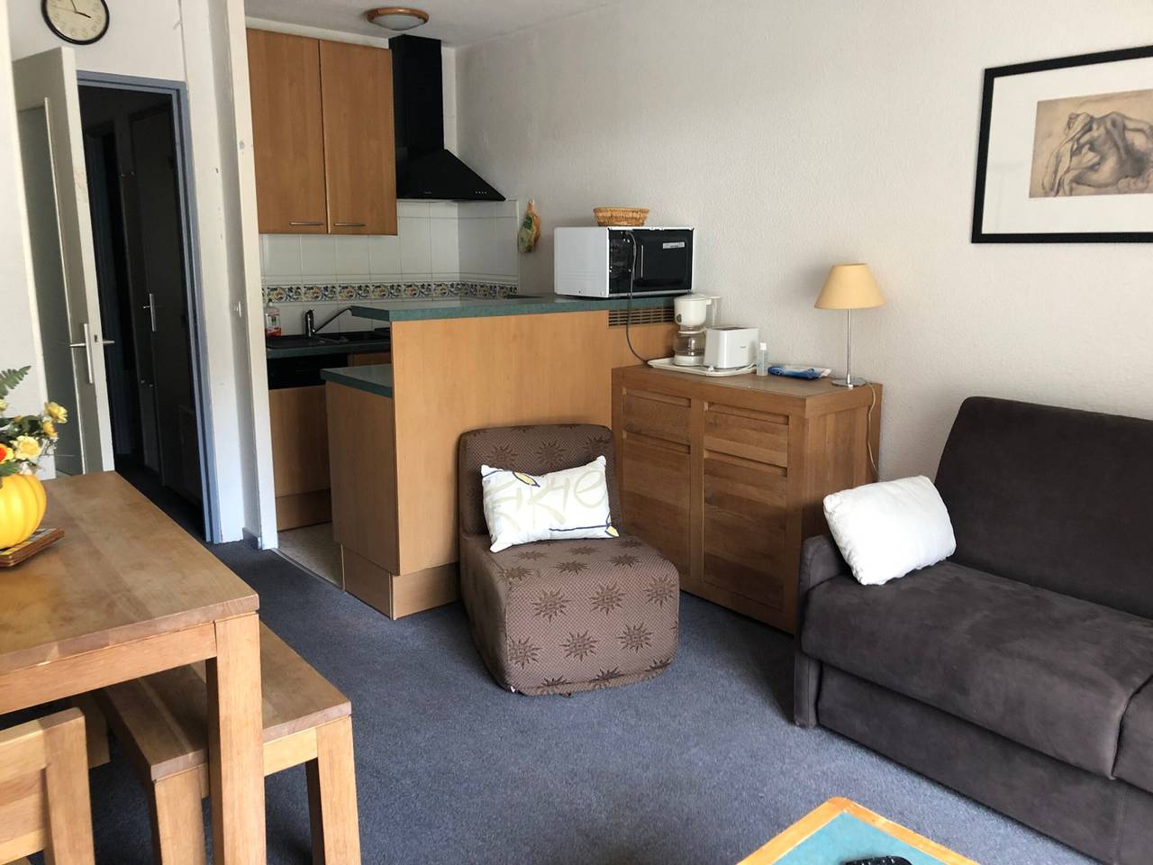 Entire studio, Comfort studio in Gourette for 4, pets allowed in Gourette, Eaux-Bonnes