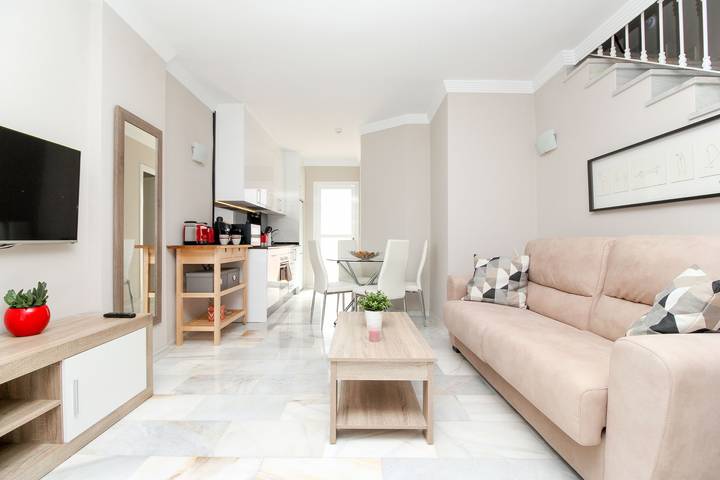Vakantiehuis voor 4 personen, met terras en sauna in Marbella