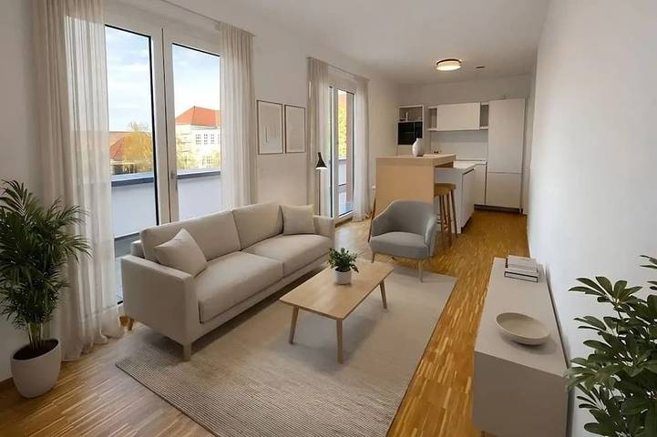 Ganze Wohnung, Penthouse-Wohnung mit Kingsize-Balkon im Herzen von Straubing in Straubing, Ostbayern