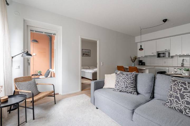 Appartement de vacances pour 4 personnes, avec vue ainsi que sauna et balcon, animaux acceptés