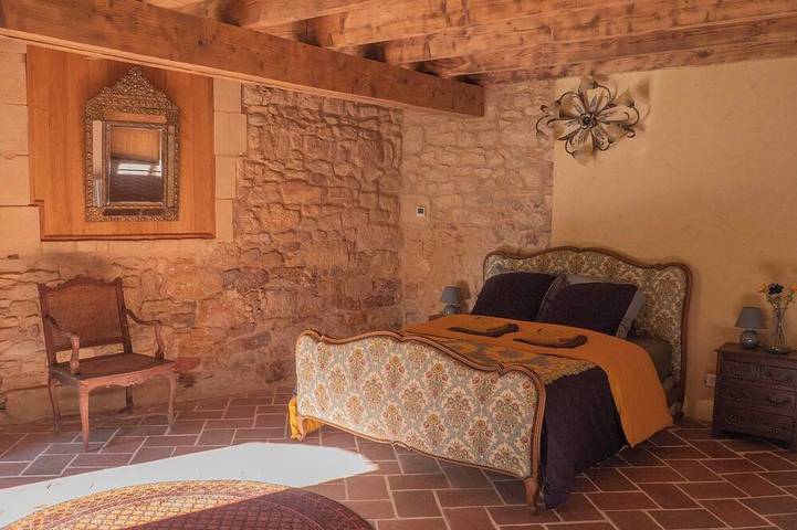 Location de vacances pour 3 personnes, avec jardin et balcon à Le Bugue