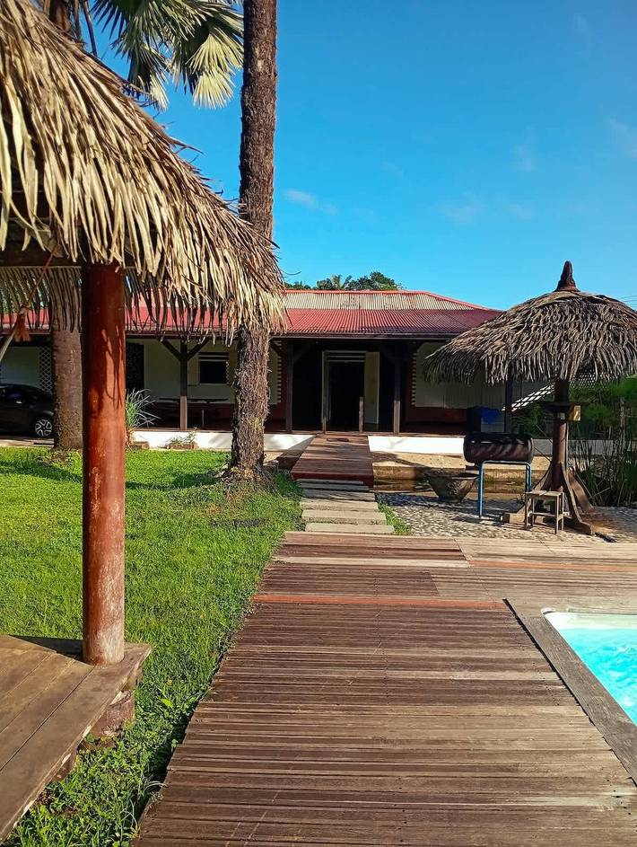 Maison de vacances pour 9 personnes, avec jardin