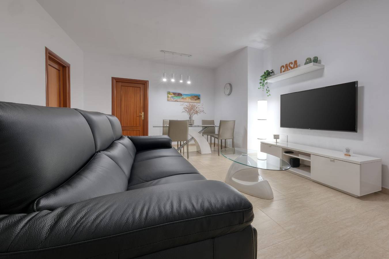 Ganze Wohnung, Ferienwohnung 'Casa Yare, Shared Pool, Air-con' mit Meerblick, Wi-Fi und Klimaanlage in Costa Teguise, Teguise