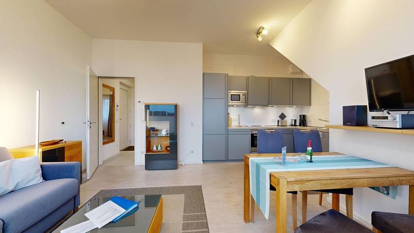 Apartamento entero, Exklusive Ferienwohnung mit Meerblick und Sauna, 2 Schlafzimmer in Ostseebad Binz, Binz