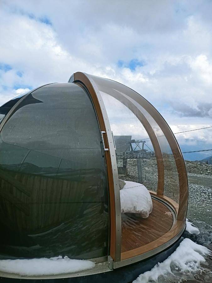 Station pour 2 personnes, avec vue ainsi que terrasse et sauna, animaux acceptés dans Passo Del Tonale - 3