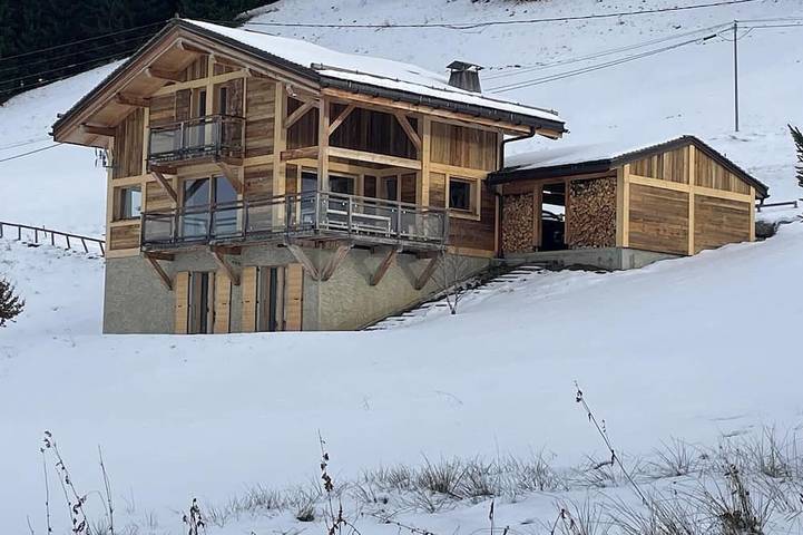 Maison pour 10 personnes, avec balcon et jardin à Notre-Dame-de-Bellecombe