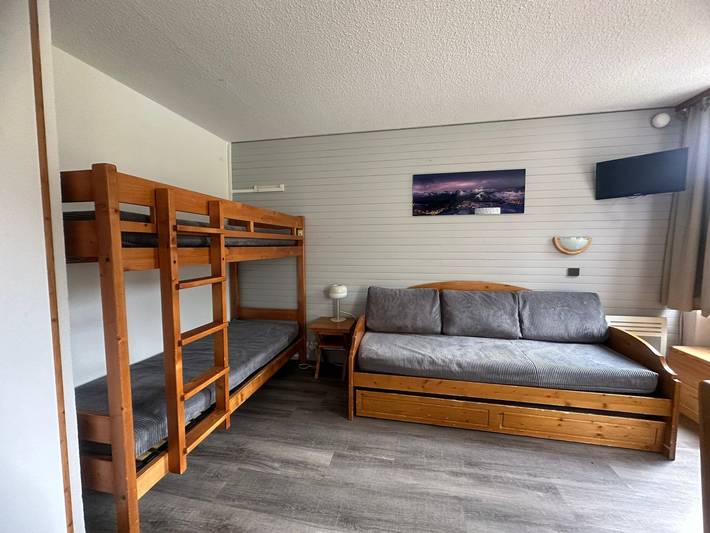 Gîte pour 4 personnes, avec balcon dans Plagne Bellecote - 3
