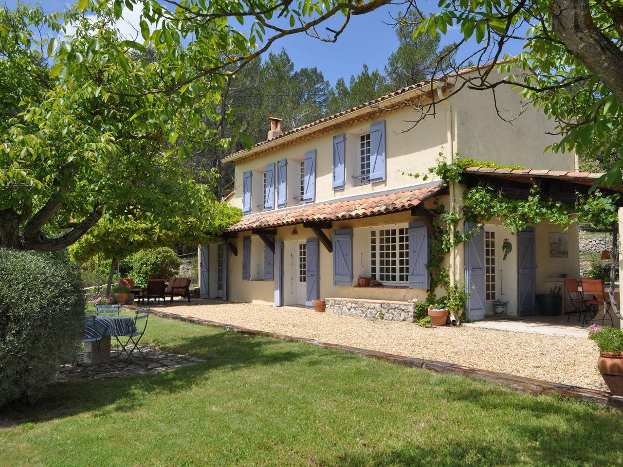 Les 2 Palmiers in Cotignac, Región Brignoles