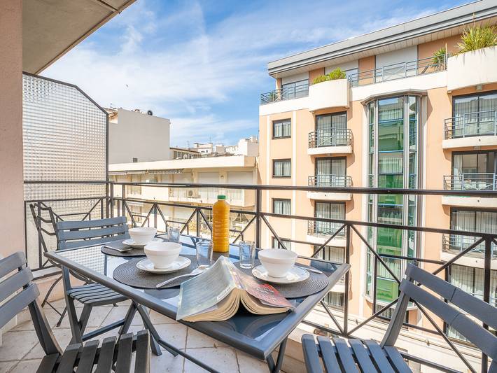 Appartement de vacances pour 3 personnes, avec balcon à Cannes