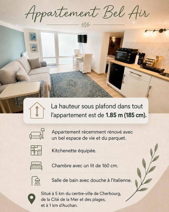 Gîte pour 4 personnes, avec Terrasse à La Glacerie - 2