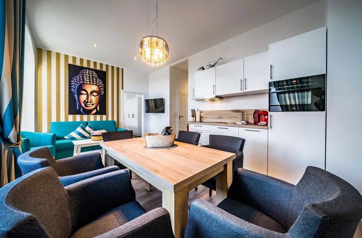 Ganze Wohnung, Ferienwohnung Beach in Ria´s Beachvilla - Urlaub mit Hund in Borkum