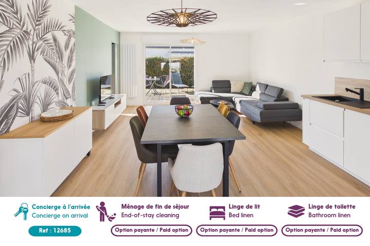 Location de vacances pour 6 personnes, avec jardin et terrasse à Treffiagat - 2