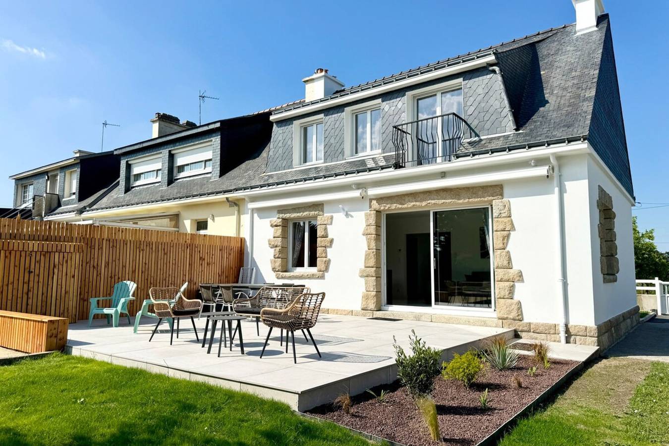 Maison rénovée de standing - 100m des plages in Plage de Port Fontaine-Lomener, Ploemeur