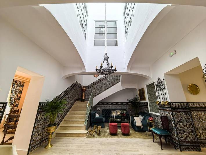Gîte pour 2 personnes, avec Balcon et Terrasse ainsi que Jardin et Vue à Alcalá del Valle
