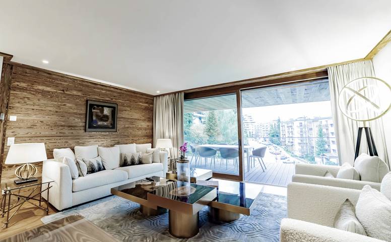 Gîte pour 6 personnes, avec terrasse et balcon/terrasse à Lens (Suisse) - 2