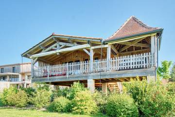 Cabane En Bois pour 2 Personnes dans Monbazillac, Périgord Pourpre, Photo 1