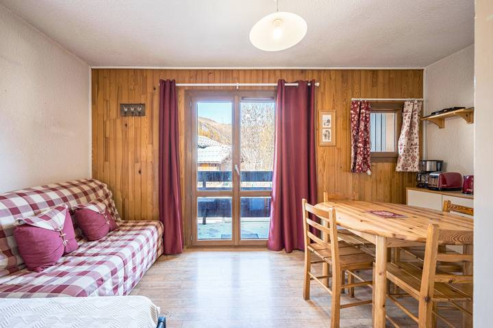 Appartement de vacances pour 4 personnes, avec balcon à Valloire