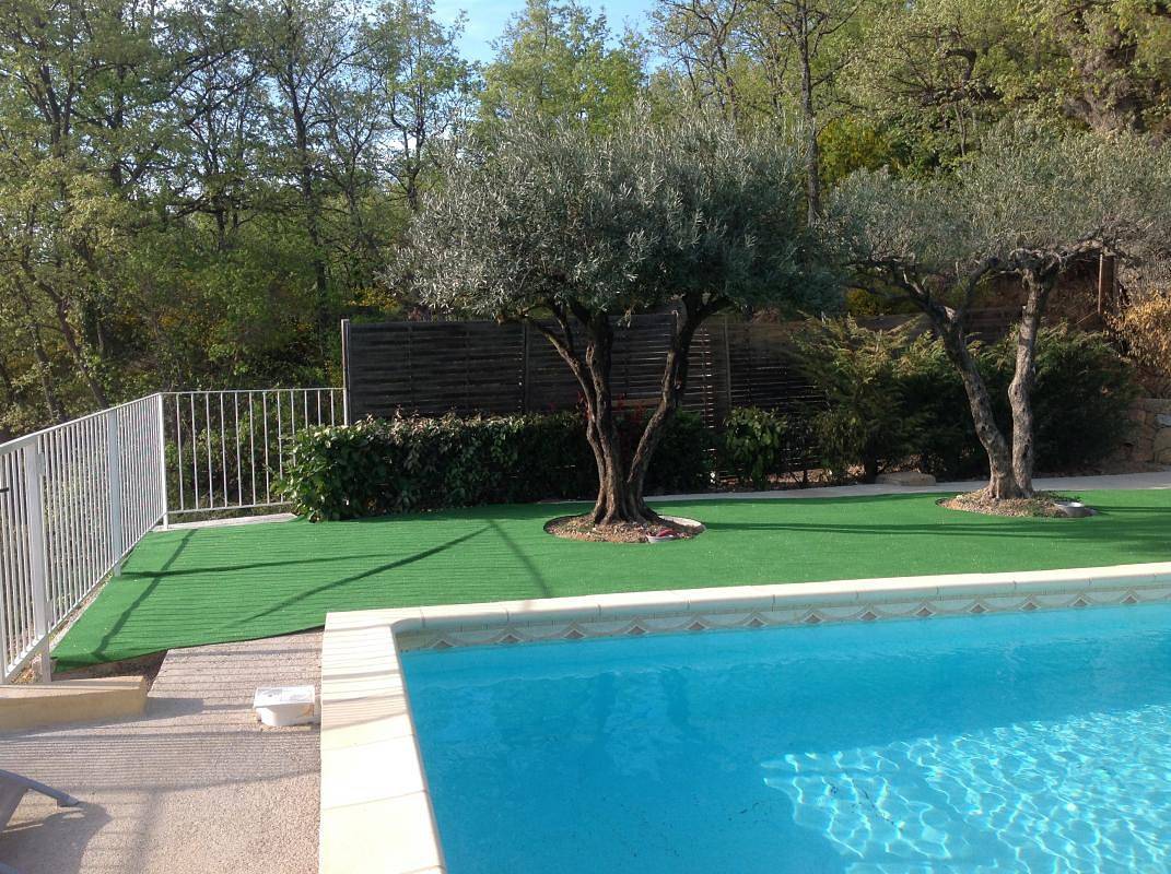 Au Mas du Lac piscine privée in Bauduen, Brignoles region