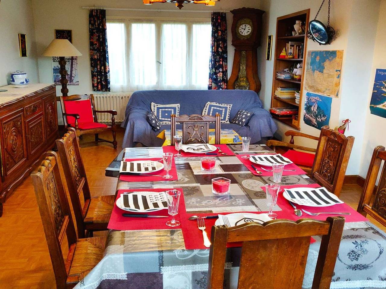 Familienhaus mit Garten nahe dem Strand, Haustiere erlaubt in Trégastel, Rosa Granitküste