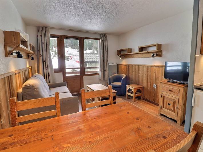 Ganze Wohnung, Gemütliche 2-Zimmer-Wohnung, Ski-in/Ski-out, Haustiere Erlaubt in La Tania, La Perrière