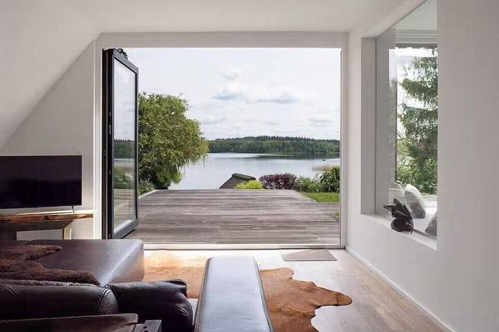 Ferienhaus für 5 Personen, mit Balkon und Garten