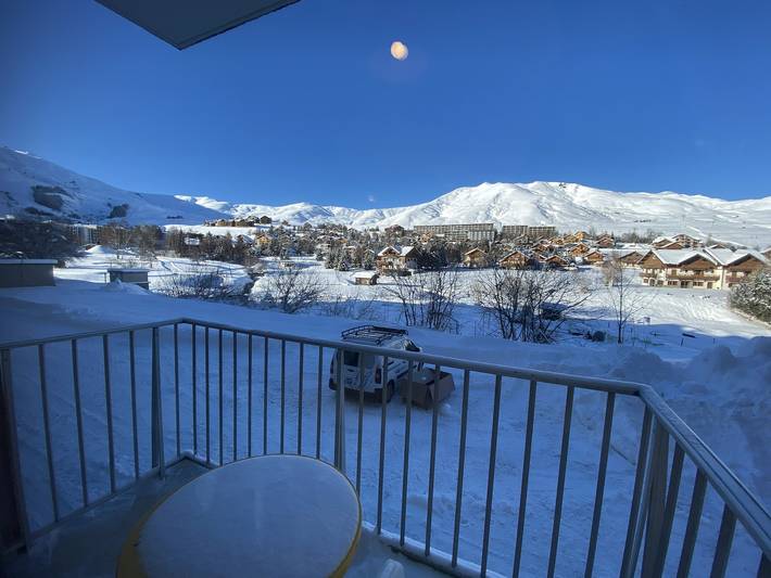Hel studio-lejlighed, Studio “La Cachette De Marmotte & Myrtille” with Mountain View and Balcony in La Toussuire, Fontcouverte-la-Toussuire