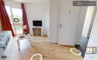 Cottage pour 2 personnes, avec balcon et vue à Pierrefitte-sur-Seine