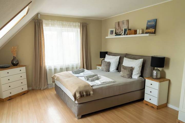 Casa de vacaciones para hasta 12 personas en el mar Báltico / Bodden con sauna en bote de remos in Mesekenhagen, Vorpommern Greifswald
